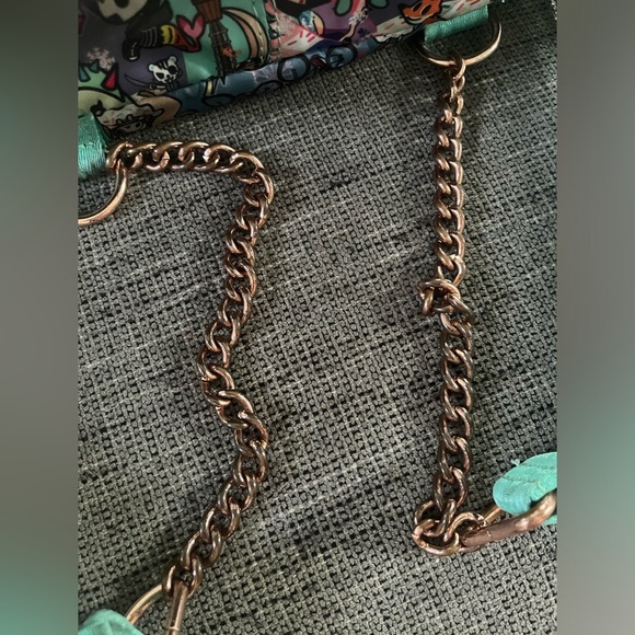 Tolidoki Mini Backpack with chains on straps - Picture 5 of 10
